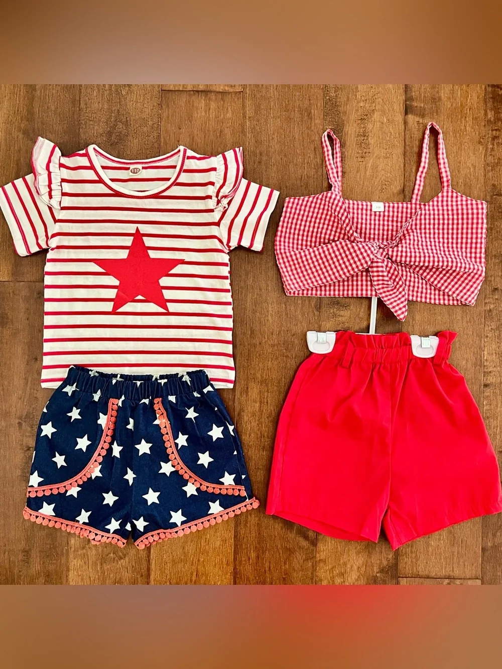 Little Toddler Girls Adorable Boutique Outfit Sets Bundle Size 4T 5T